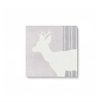 Antlered Silhouettes, Set of 4 Canvas Prints