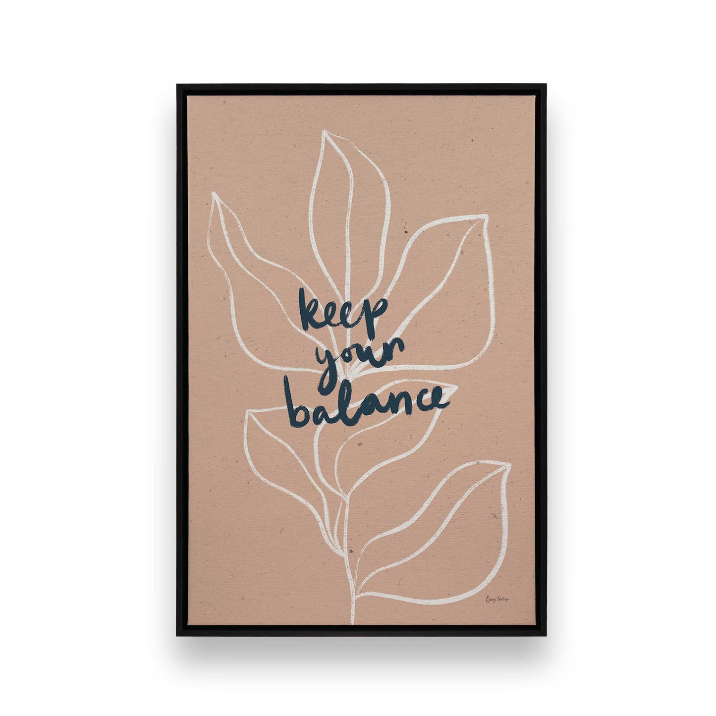 [Color:Satin Black], Picture of art in a Satin Black frame