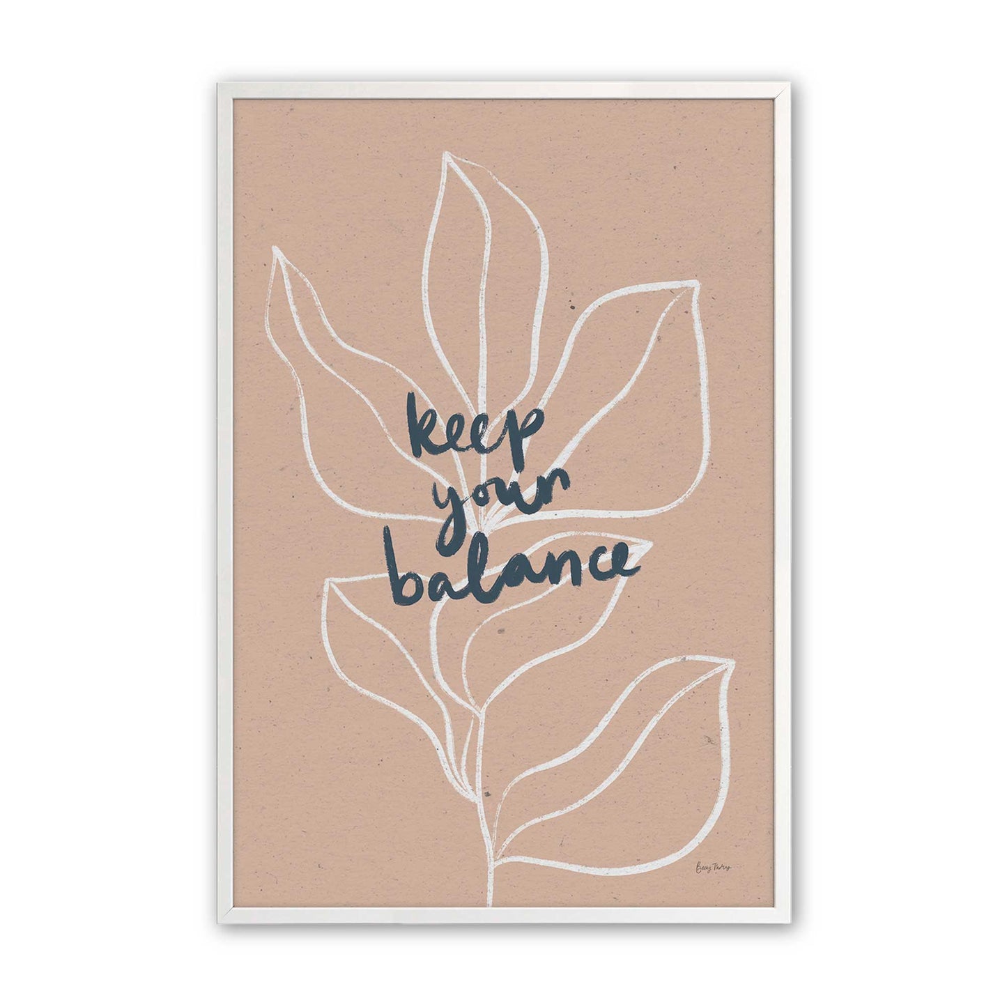 [Color:Opaque White], Picture of art in a Opaque White frame