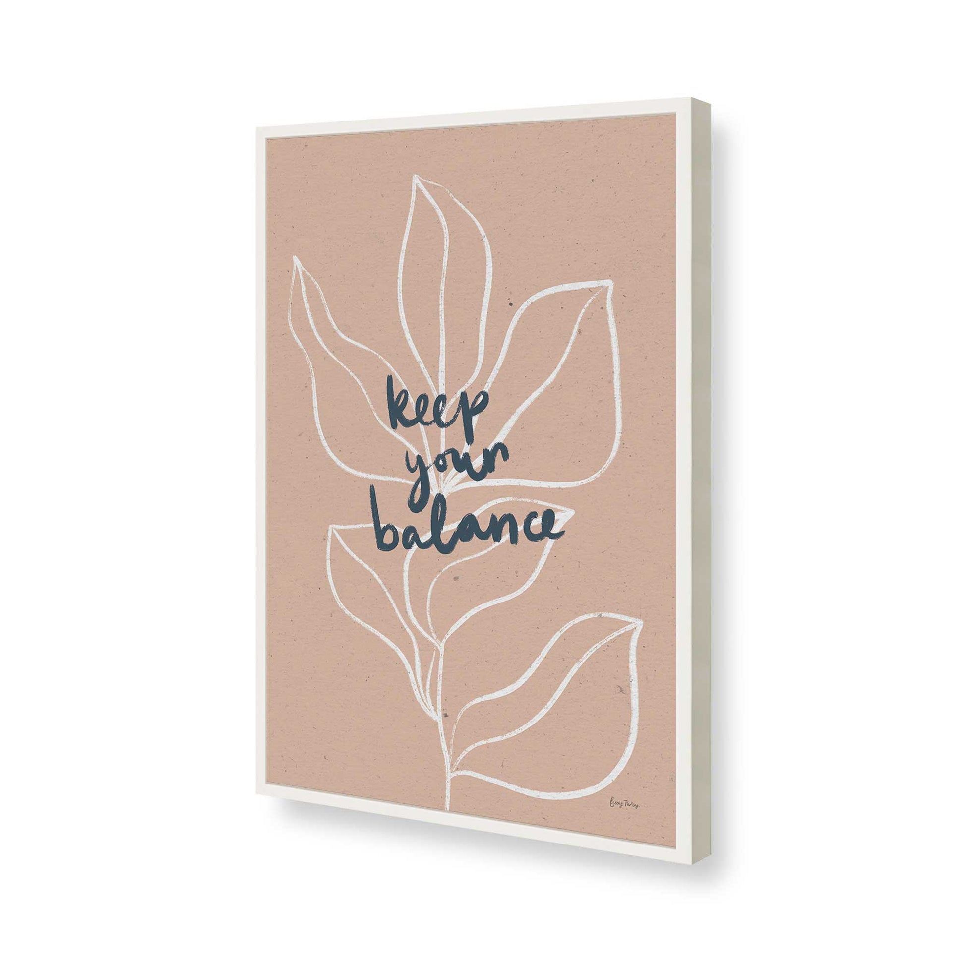[Color:Opaque White], Picture of art in a Opaque White frame of the corner