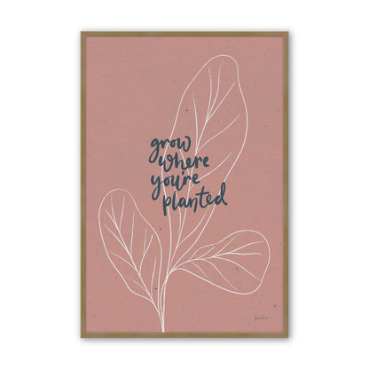 [Color:Brushed Gold], Picture of art in a Brushed Gold frame