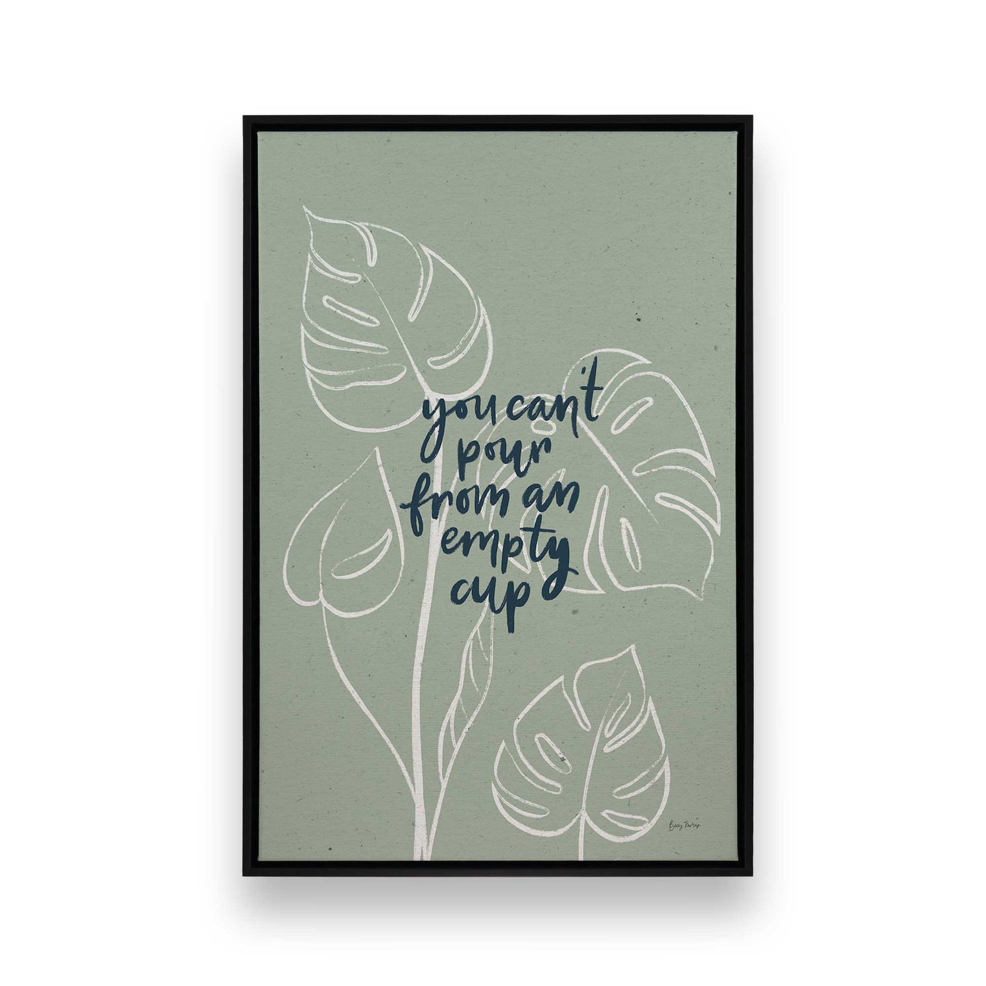 [Color:Satin Black], Picture of art in a Satin Black frame