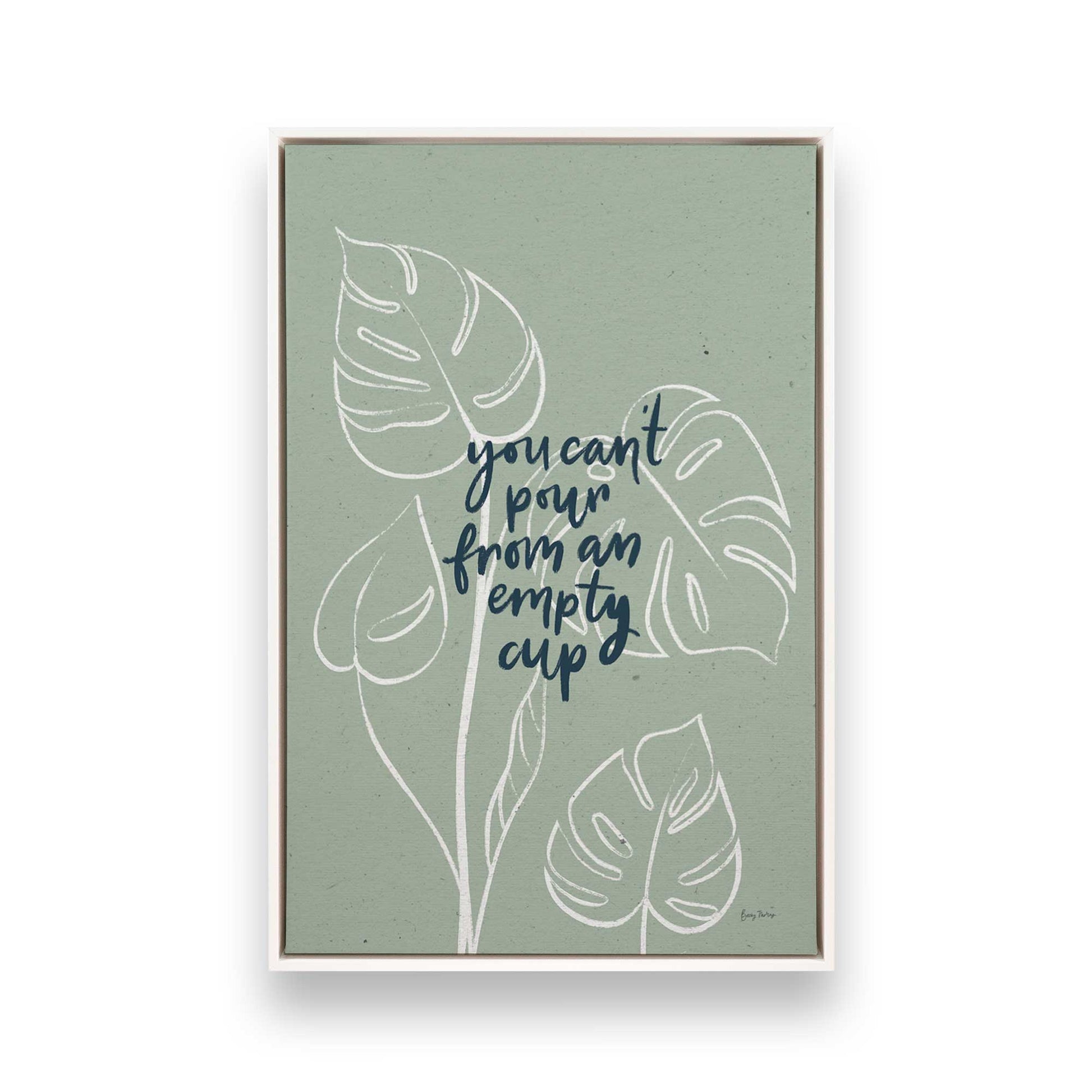 [Color:Opaque White], Picture of art in a White frame