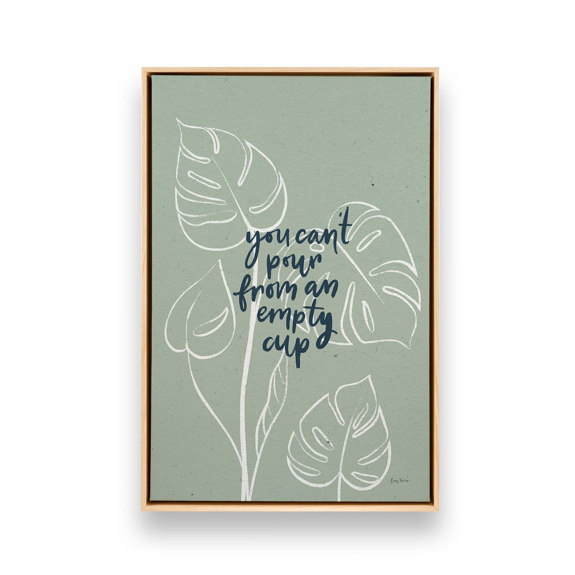 [Color:American Maple], Picture of art in a American Maple frame