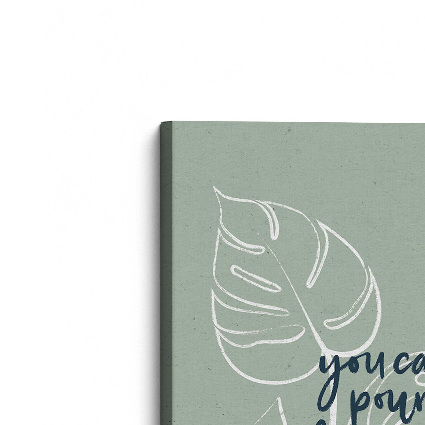 [Color:Stretched Canvas], Picture of the corner of the art