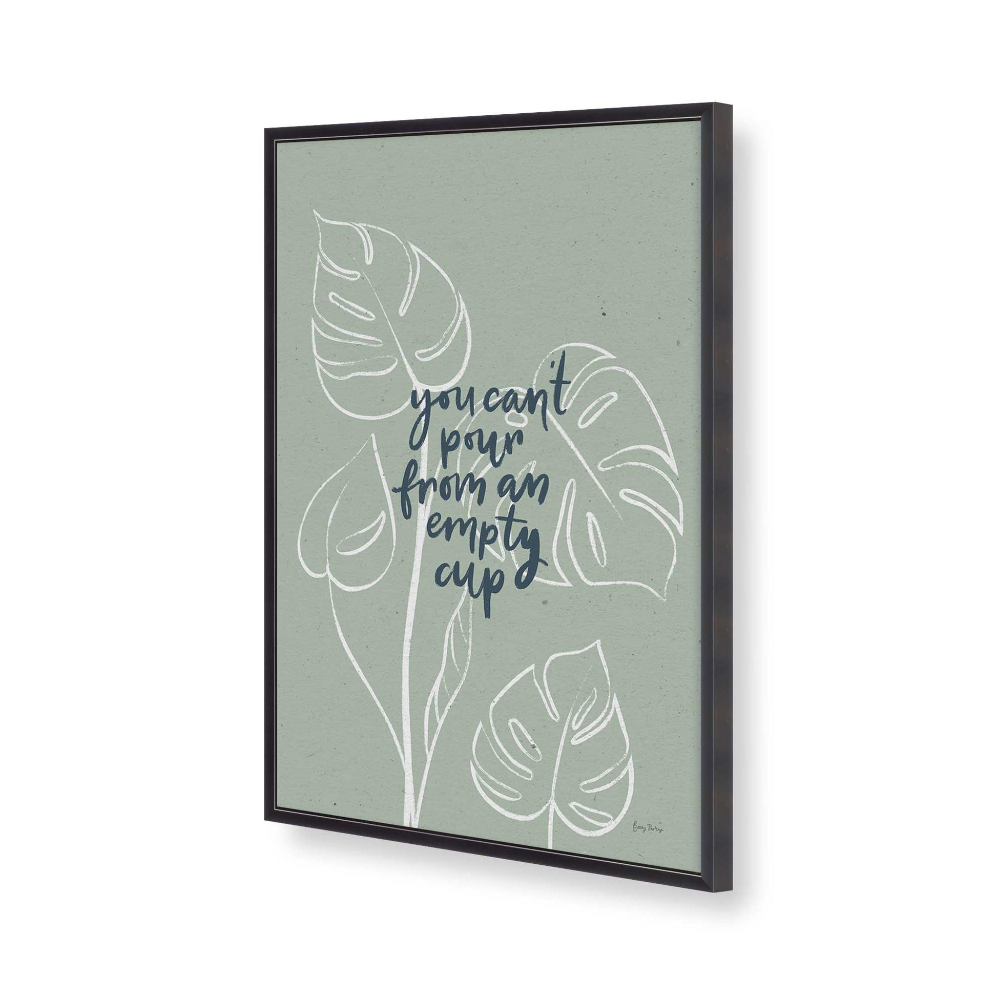 [Color:Weathered Zinc], Picture of art in a Weathered Zinc frame of the corner