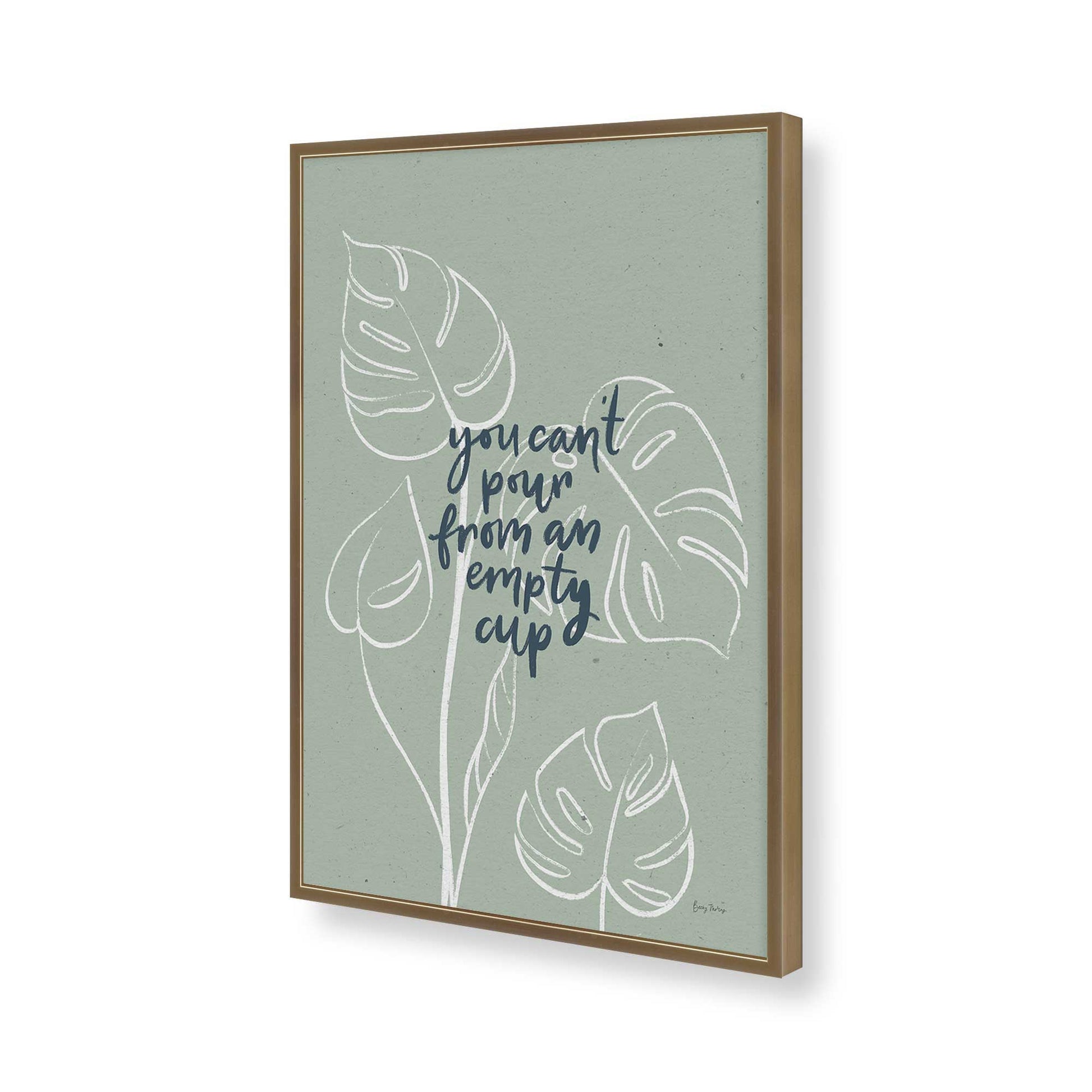 [Color:Brushed Gold], Picture of art in a Brushed Gold frame of the corner