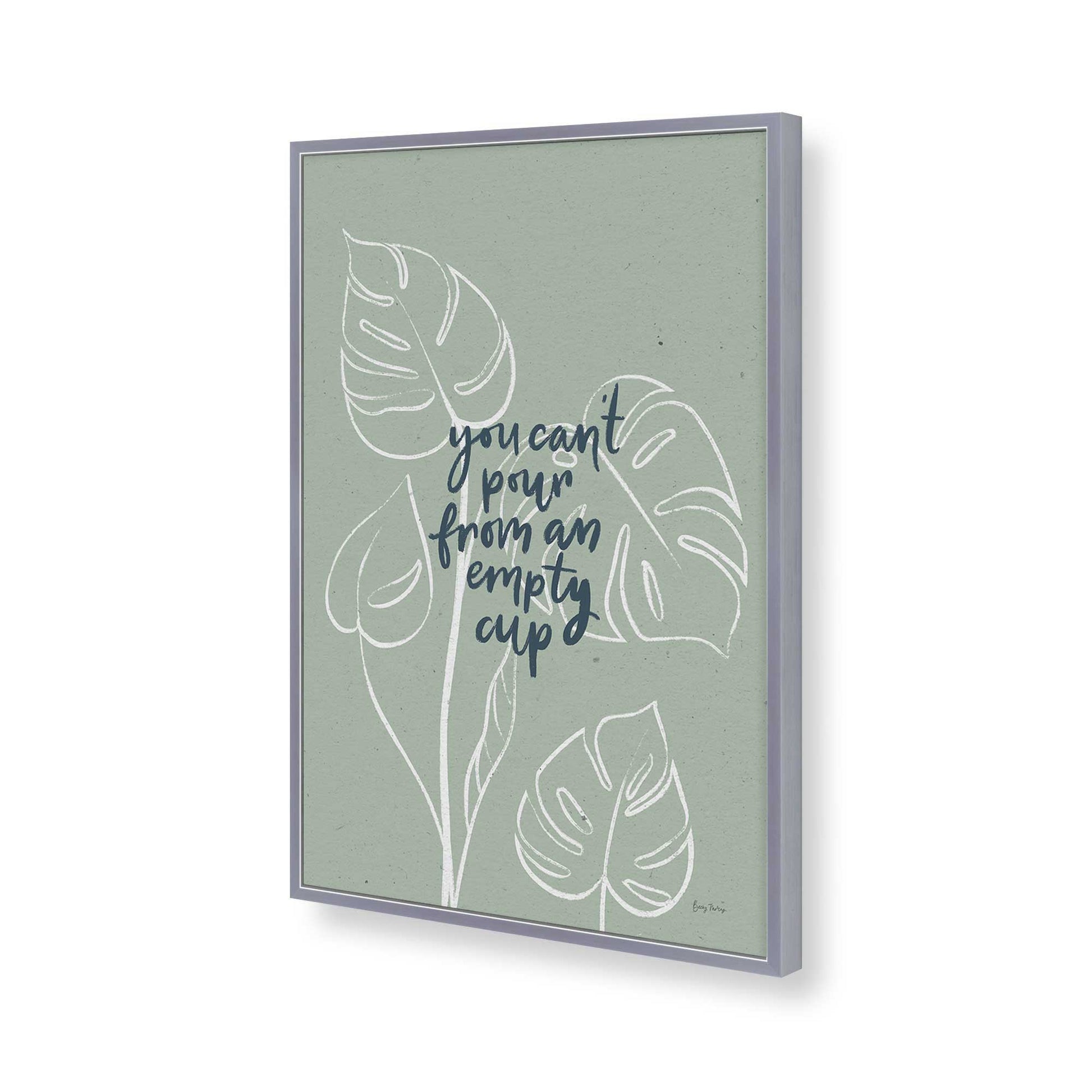 [Color:Polished Chrome], Picture of art in a Polished Chrome frame of the corner