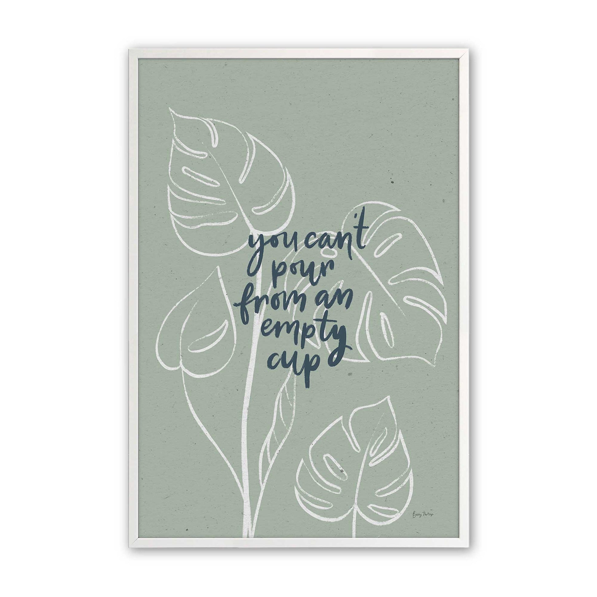 [Color:Opaque White], Picture of art in a Opaque White frame
