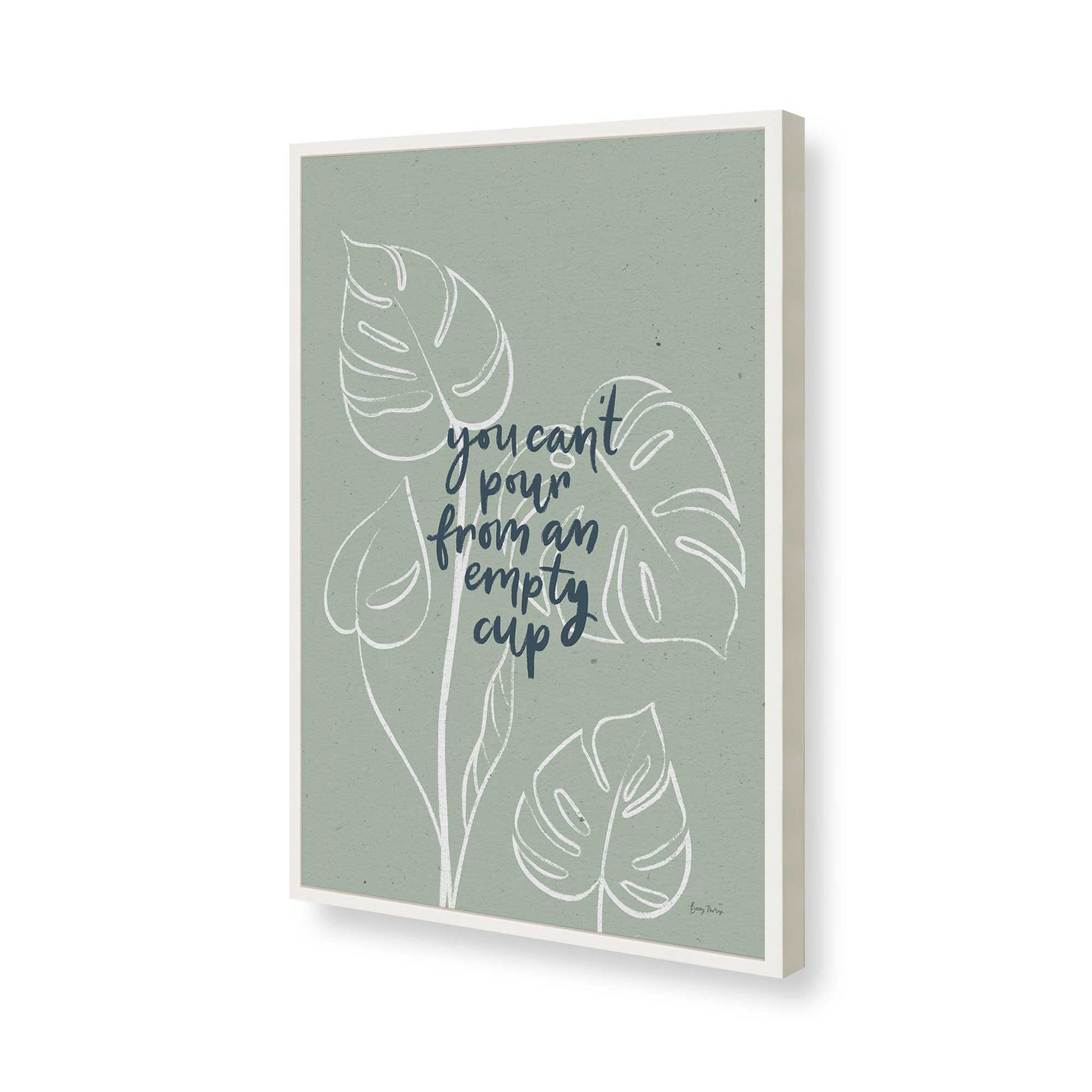 [Color:Opaque White], Picture of art in a Opaque White frame of the corner