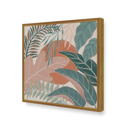 [Color:Polished Gold], Picture of art in a Polished Gold frame at an angle