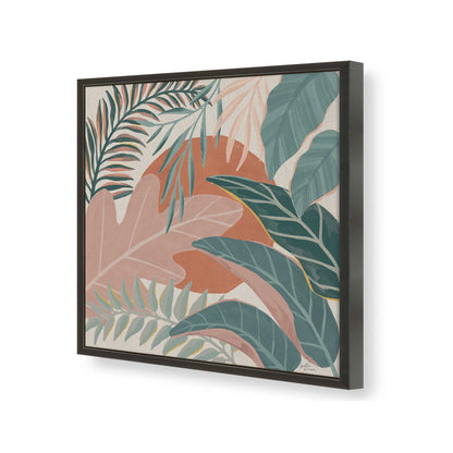 [Color:Satin Black], Picture of art in a Satin Black frame at an angle