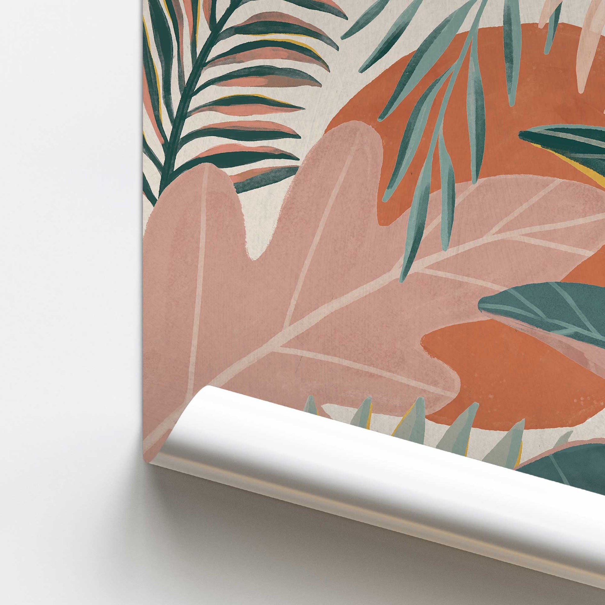 [color:Rolled Print], Picture of close up of art