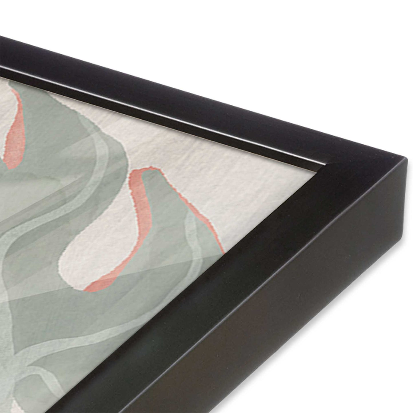 [Color:Weathered Zinc], Picture of art in a Weathered Zinc frame of the corner