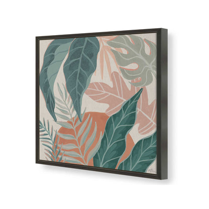 [Color:Satin Black], Picture of art in a Satin Black frame at an angle