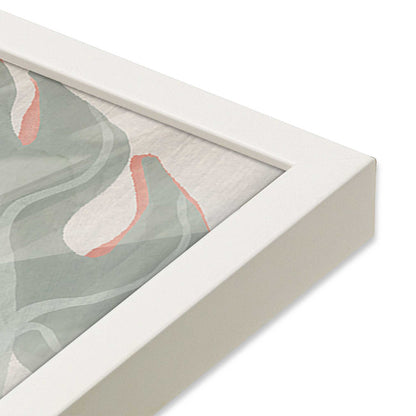 [Color:Opaque White], Picture of art in a Opaque White frame of the corner