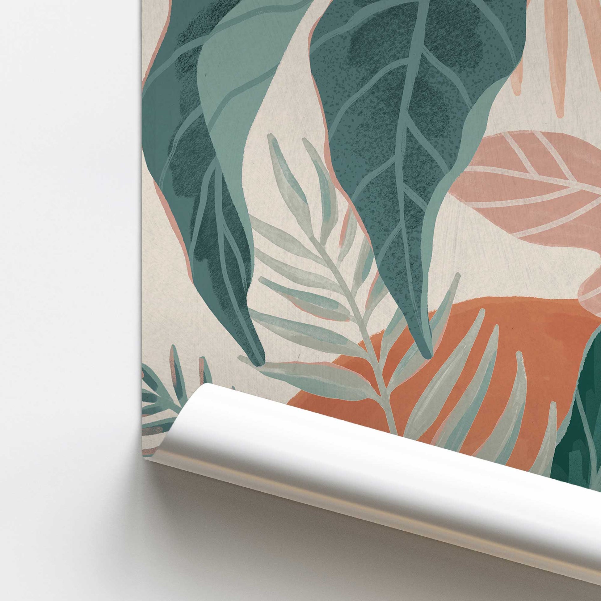 [color:Rolled Print], Picture of close up of art