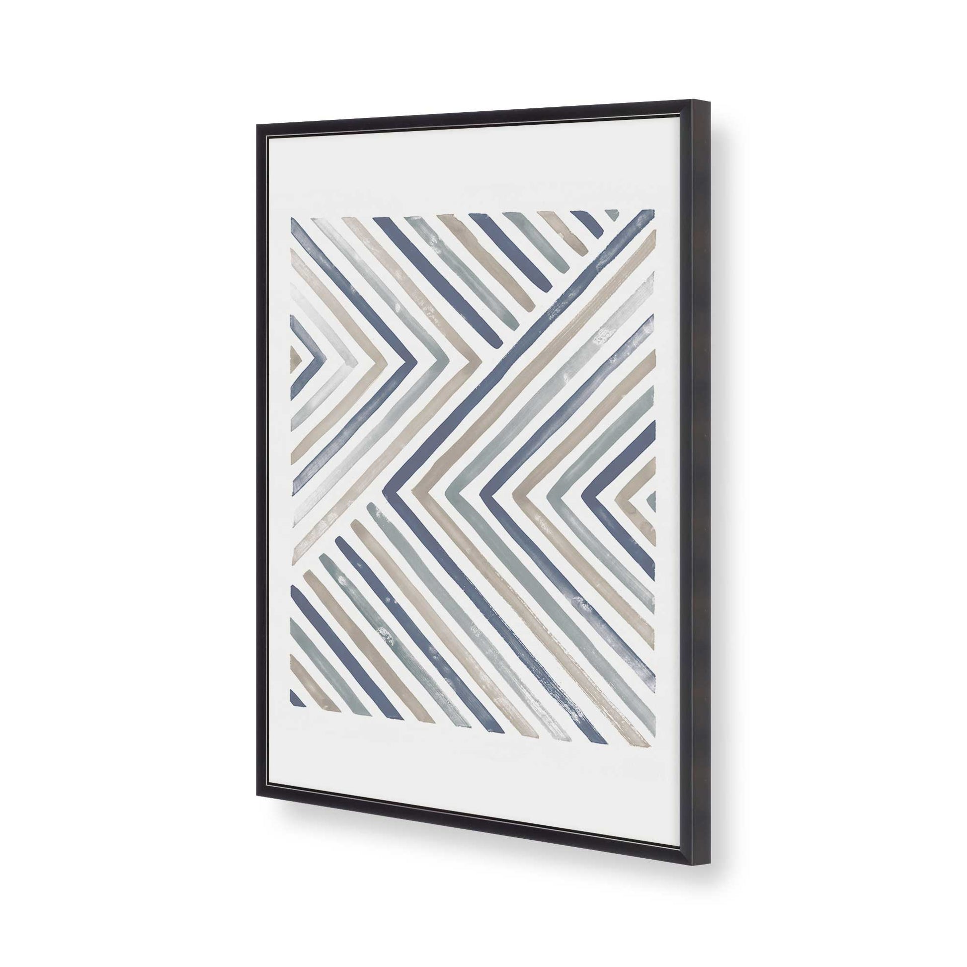 [Color:Weathered Zinc], Picture of art in a Weathered Zinc frame of the corner