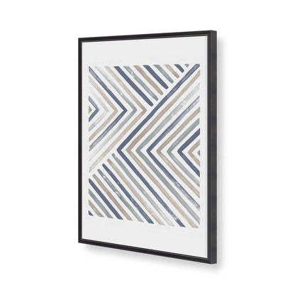 [Color:Weathered Zinc], Picture of art in a Weathered Zinc frame of the corner