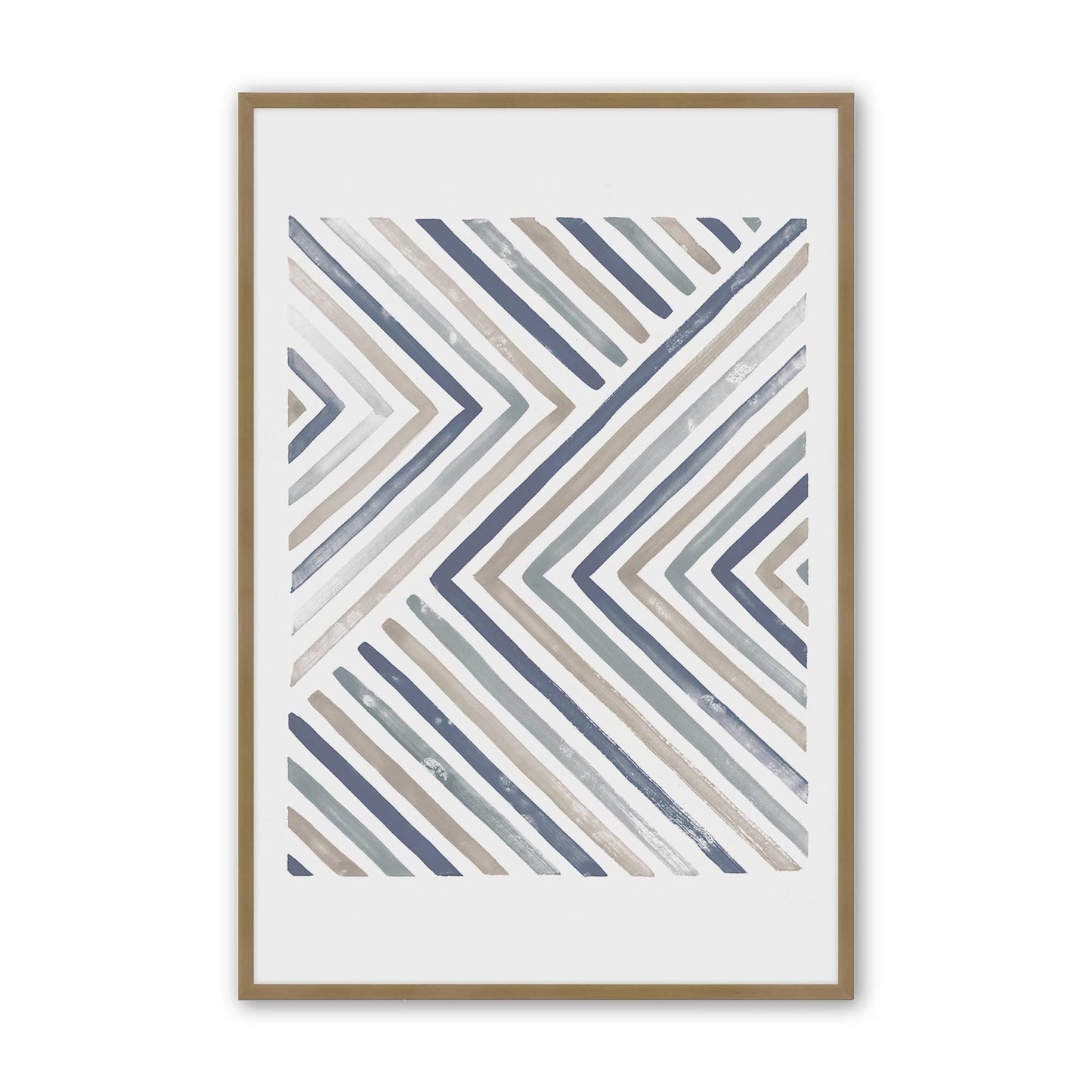 [Color:Brushed Gold], Picture of art in a Brushed Gold frame