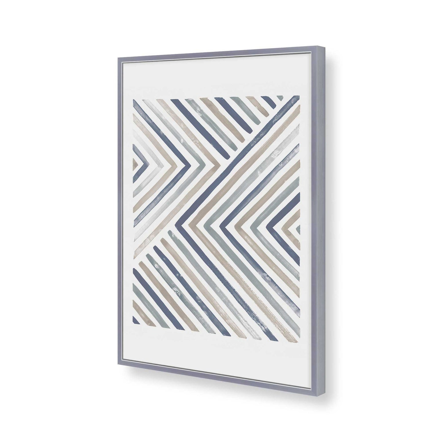 [Color:Polished Chrome], Picture of art in a Polished Chrome frame of the corner