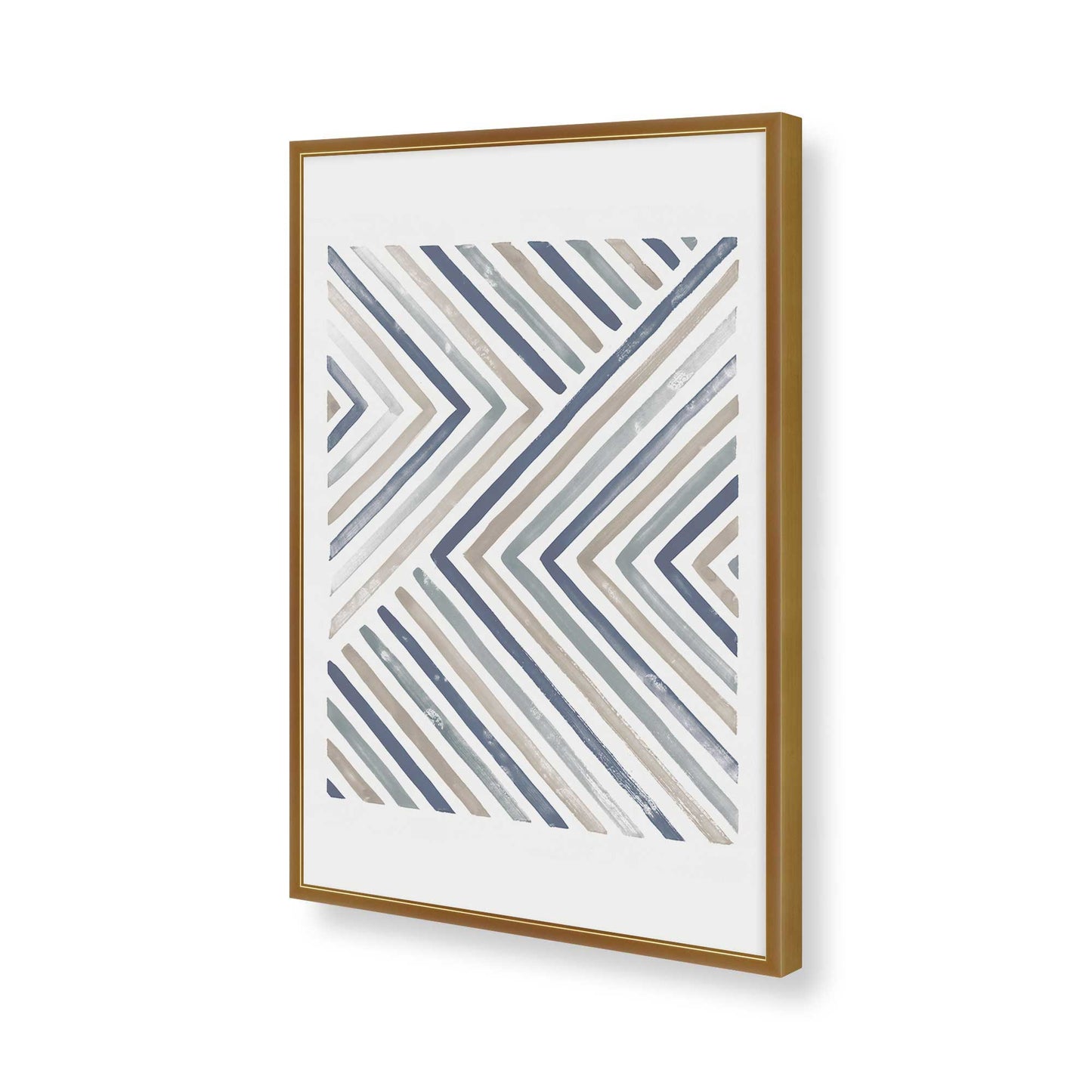 [Color:Polished Gold], Picture of art in a Polished Gold frame of the corner