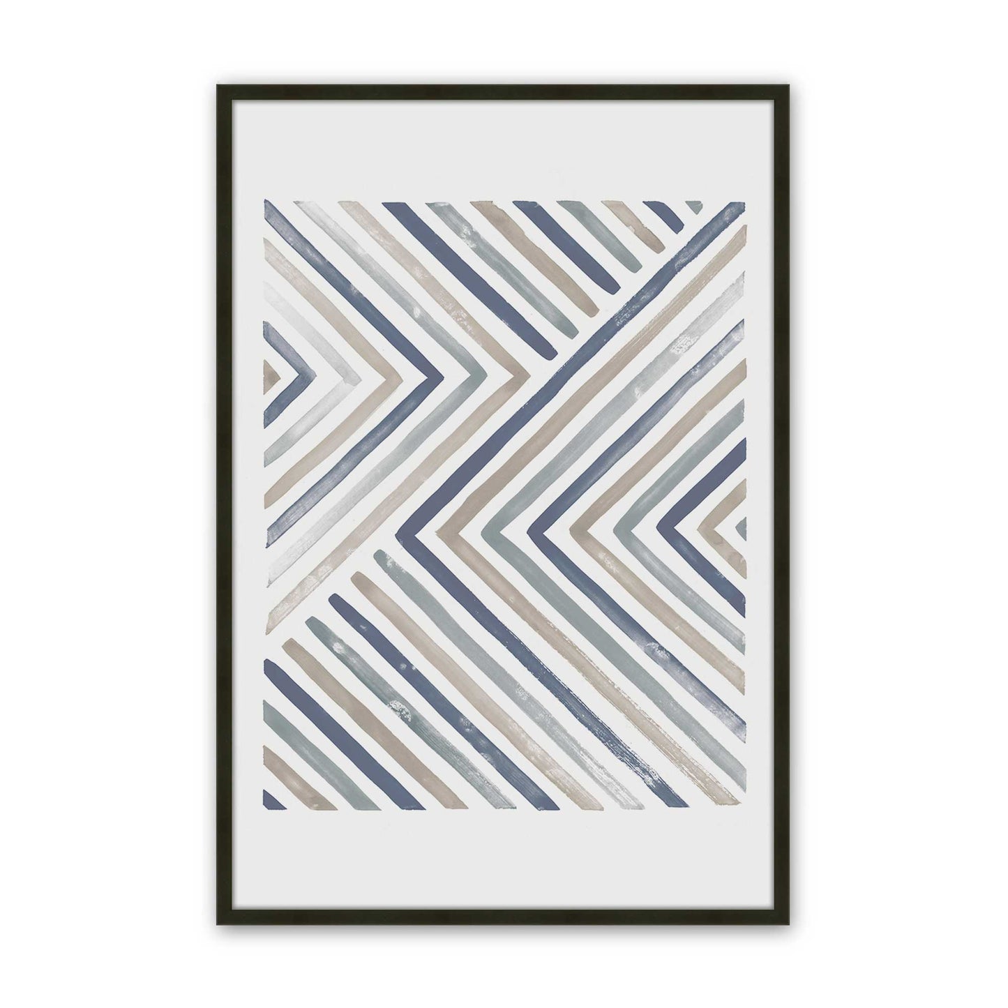 [Color:Satin Black], Picture of art in a Satin Black frame