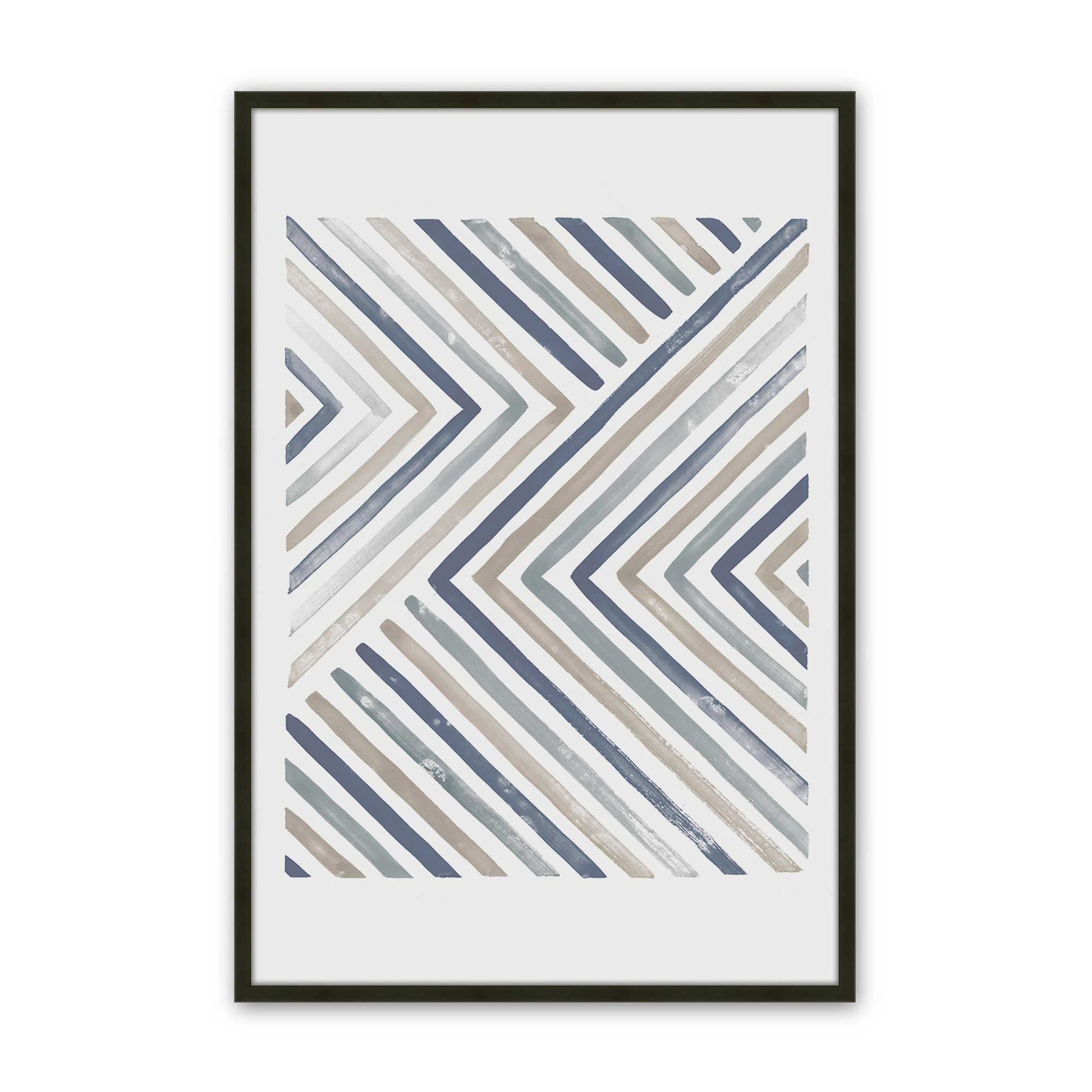 [Color:Satin Black], Picture of art in a Satin Black frame