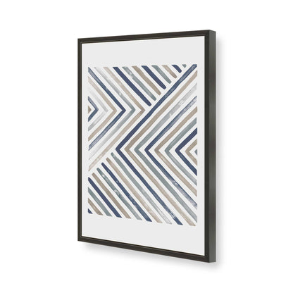 [Color:Satin Black], Picture of art in a Satin Black frame of the corner