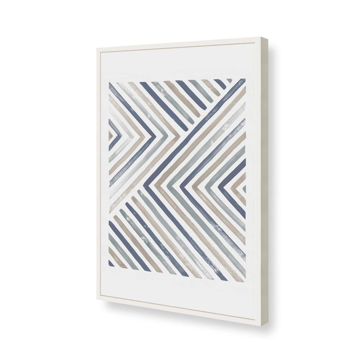 [Color:Opaque White], Picture of art in a Opaque White frame of the corner