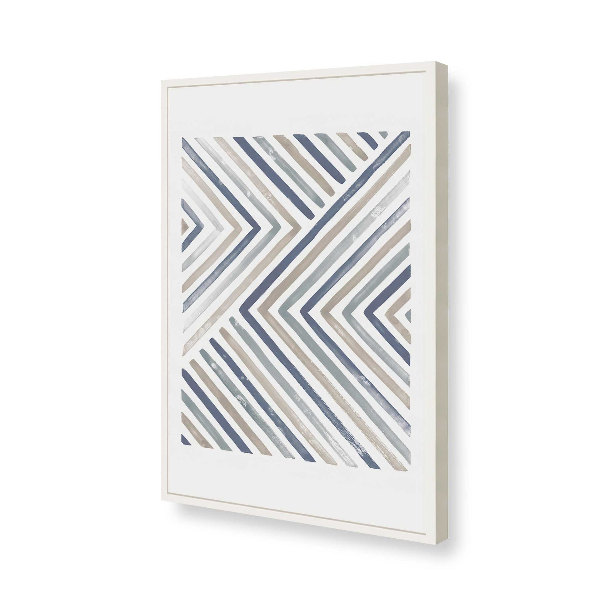 [Color:Opaque White], Picture of art in a Opaque White frame of the corner
