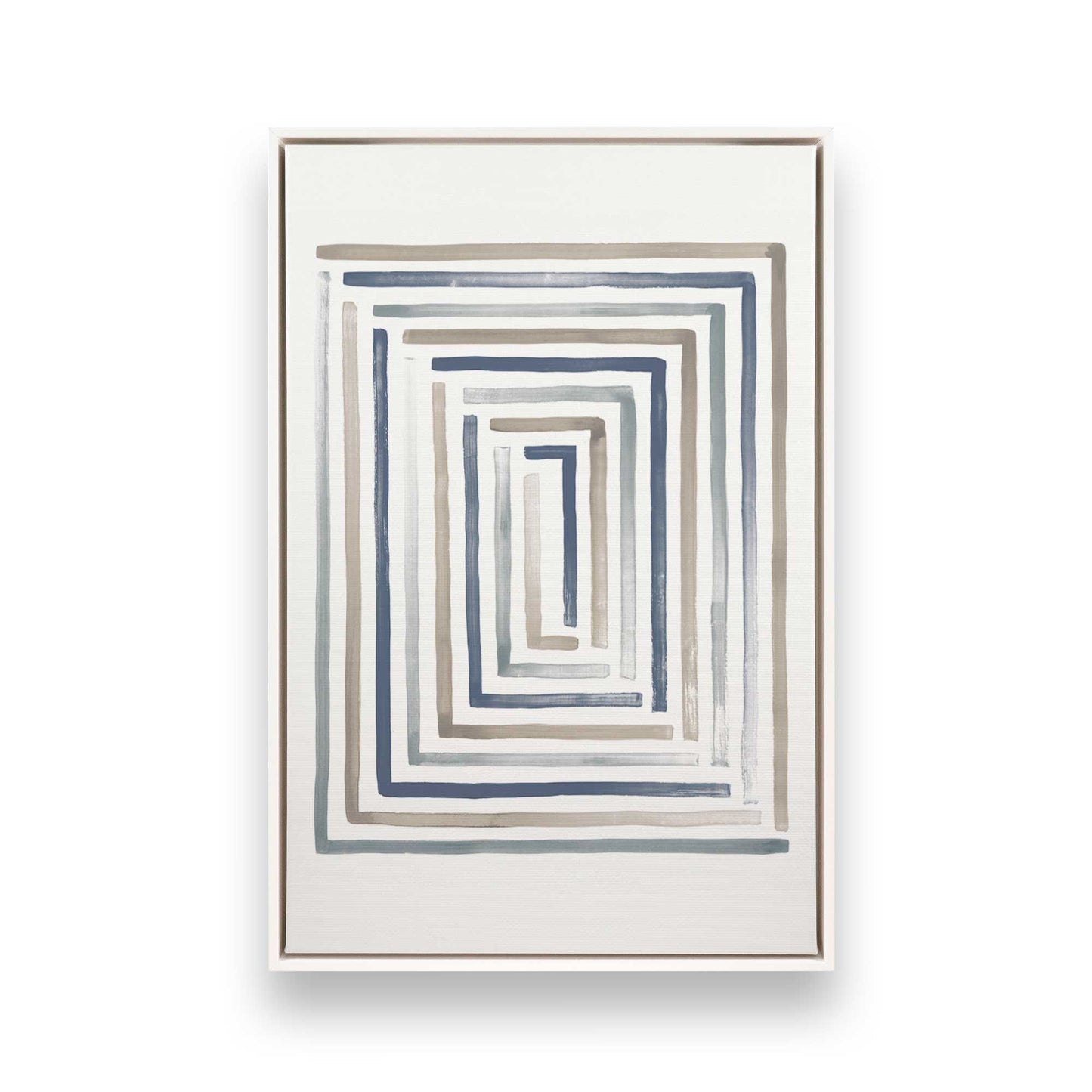 [Color:Opaque White], Picture of art in a White frame