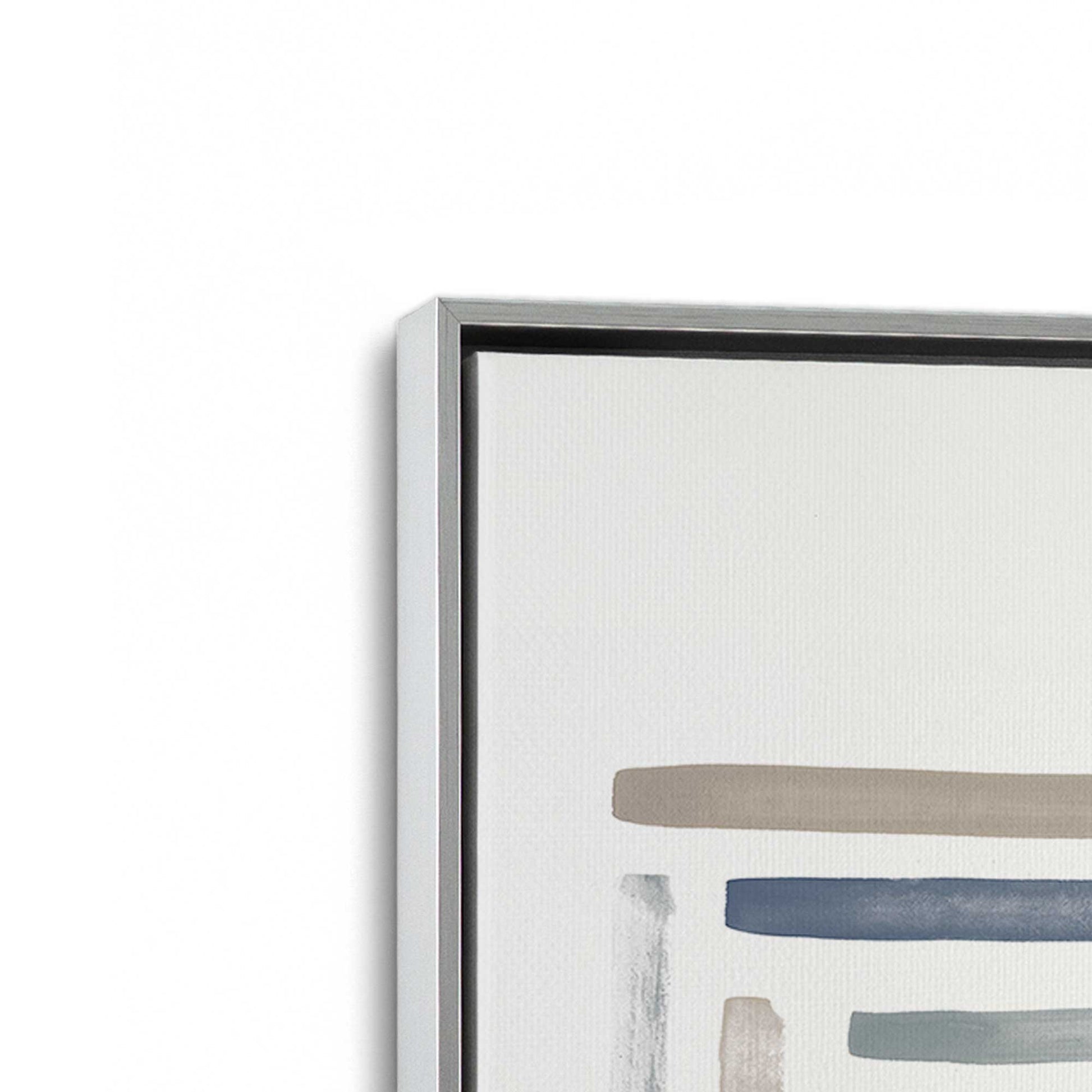 [Color:Polished Chrome], Picture of art in a Polished Chrome frame at an angle