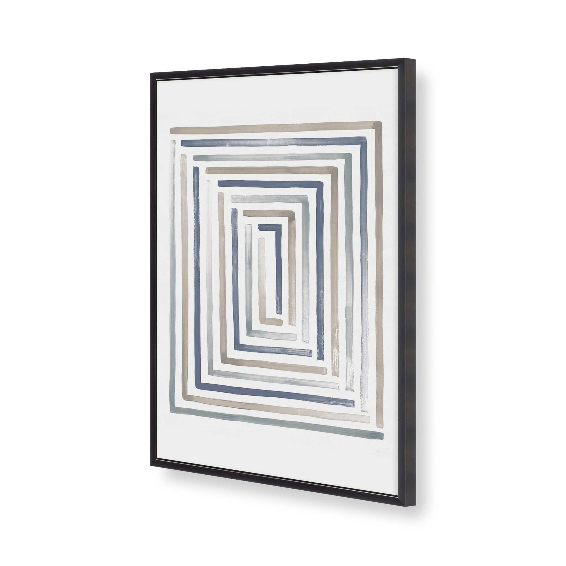[Color:Weathered Zinc], Picture of art in a Weathered Zinc frame of the corner
