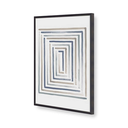 [Color:Weathered Zinc], Picture of art in a Weathered Zinc frame of the corner