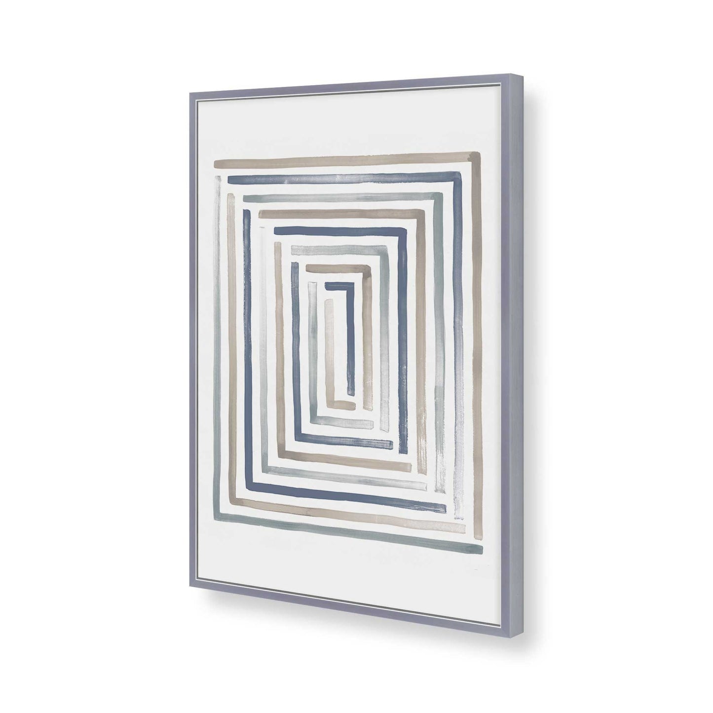 [Color:Polished Chrome], Picture of art in a Polished Chrome frame of the corner