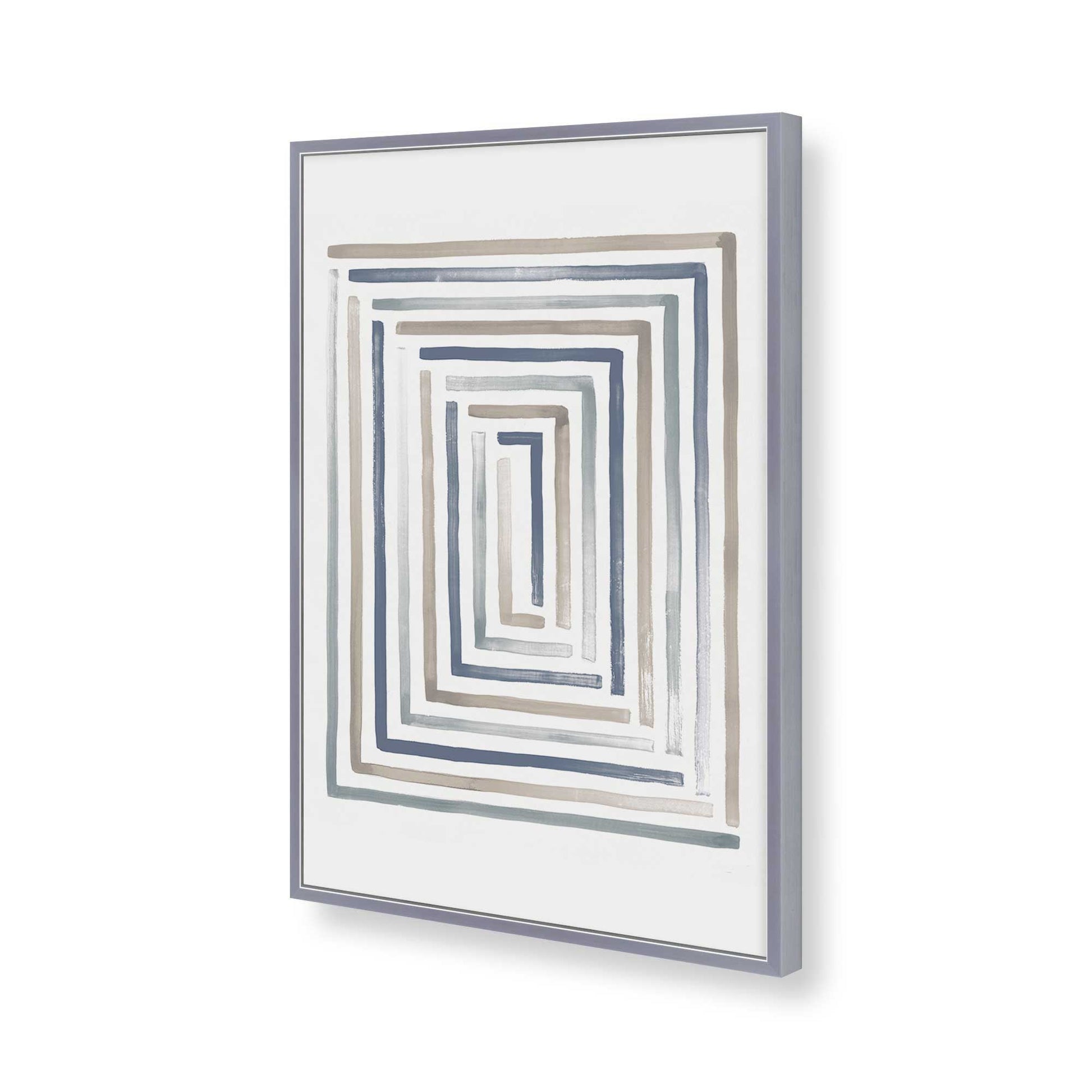 [Color:Polished Chrome], Picture of art in a Polished Chrome frame of the corner