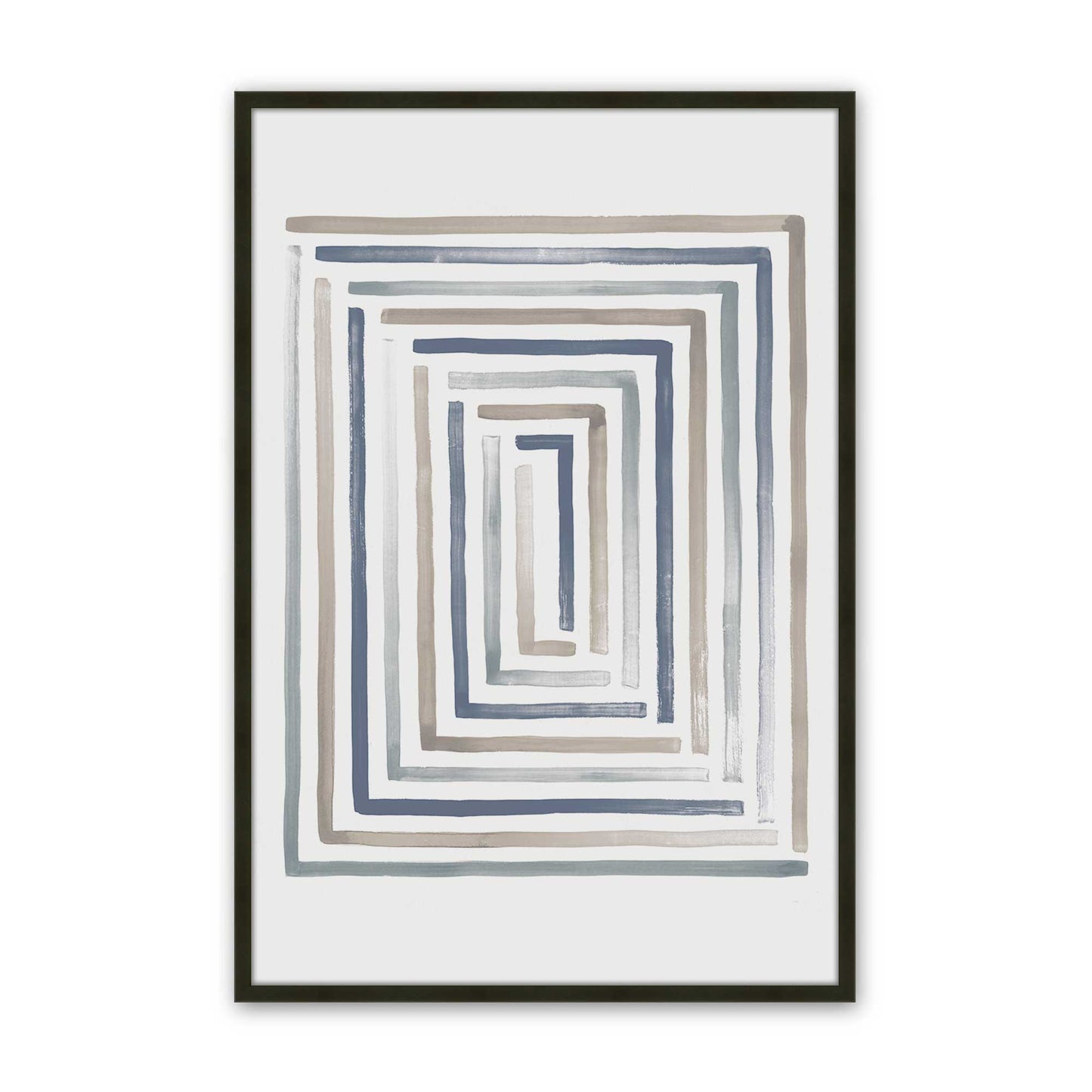 [Color:Satin Black], Picture of art in a Satin Black frame
