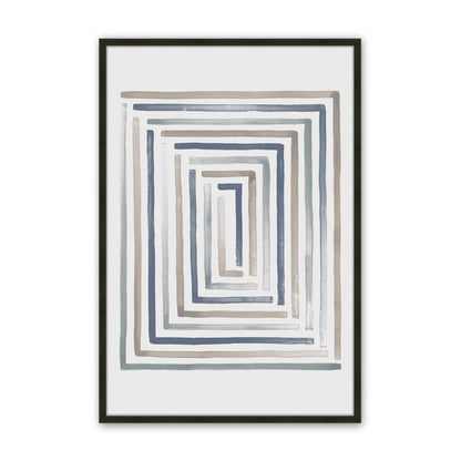 [Color:Satin Black], Picture of art in a Satin Black frame