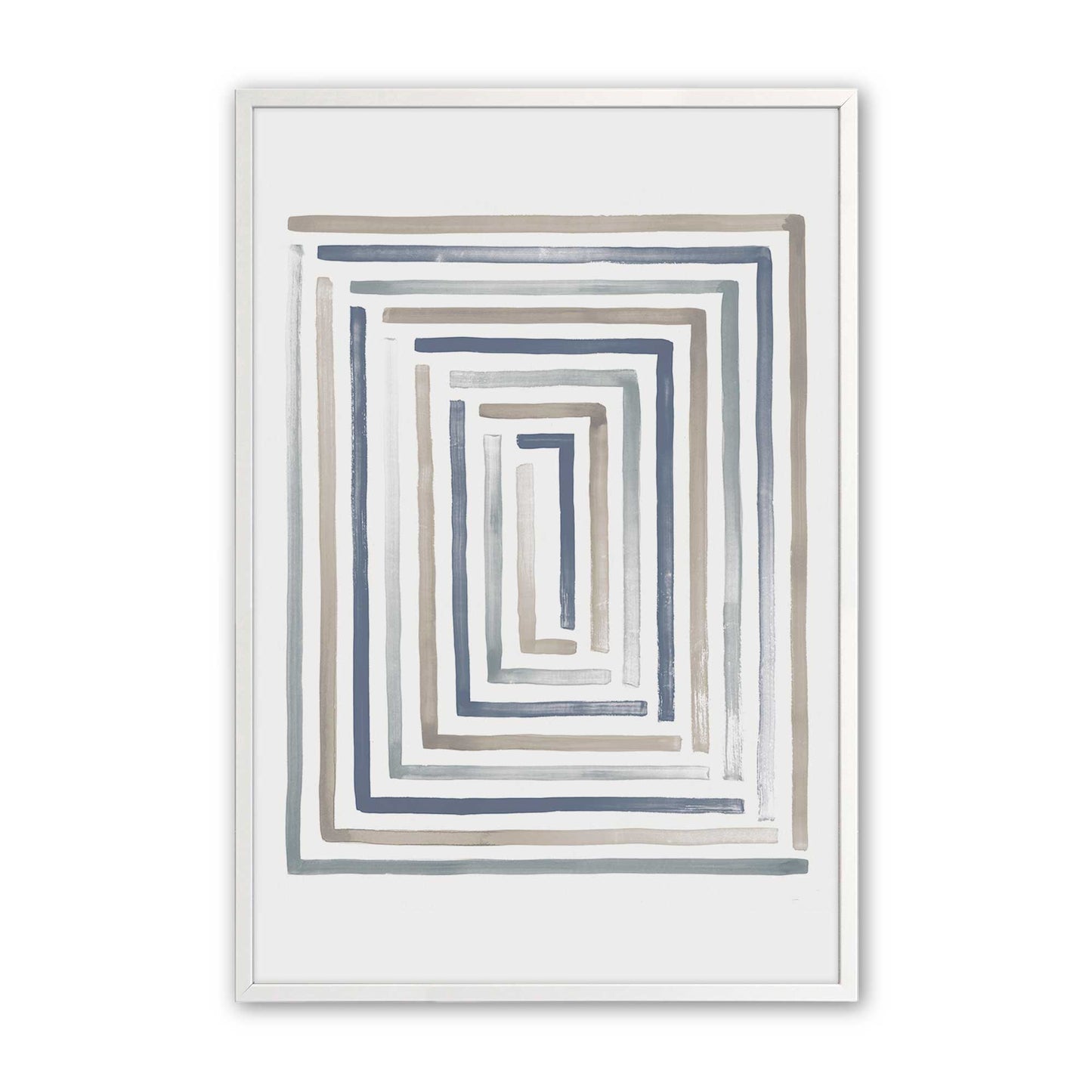 [Color:Opaque White], Picture of art in a Opaque White frame