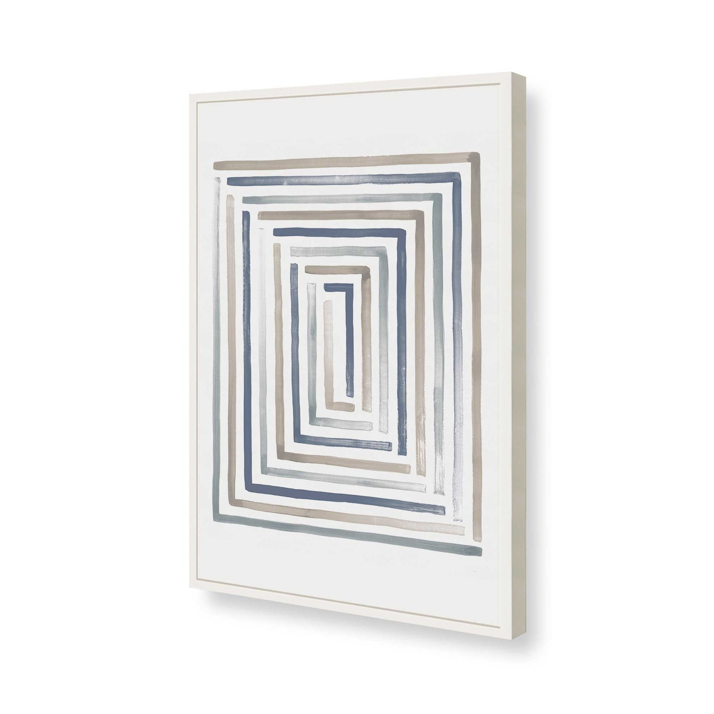 [Color:Opaque White], Picture of art in a Opaque White frame of the corner