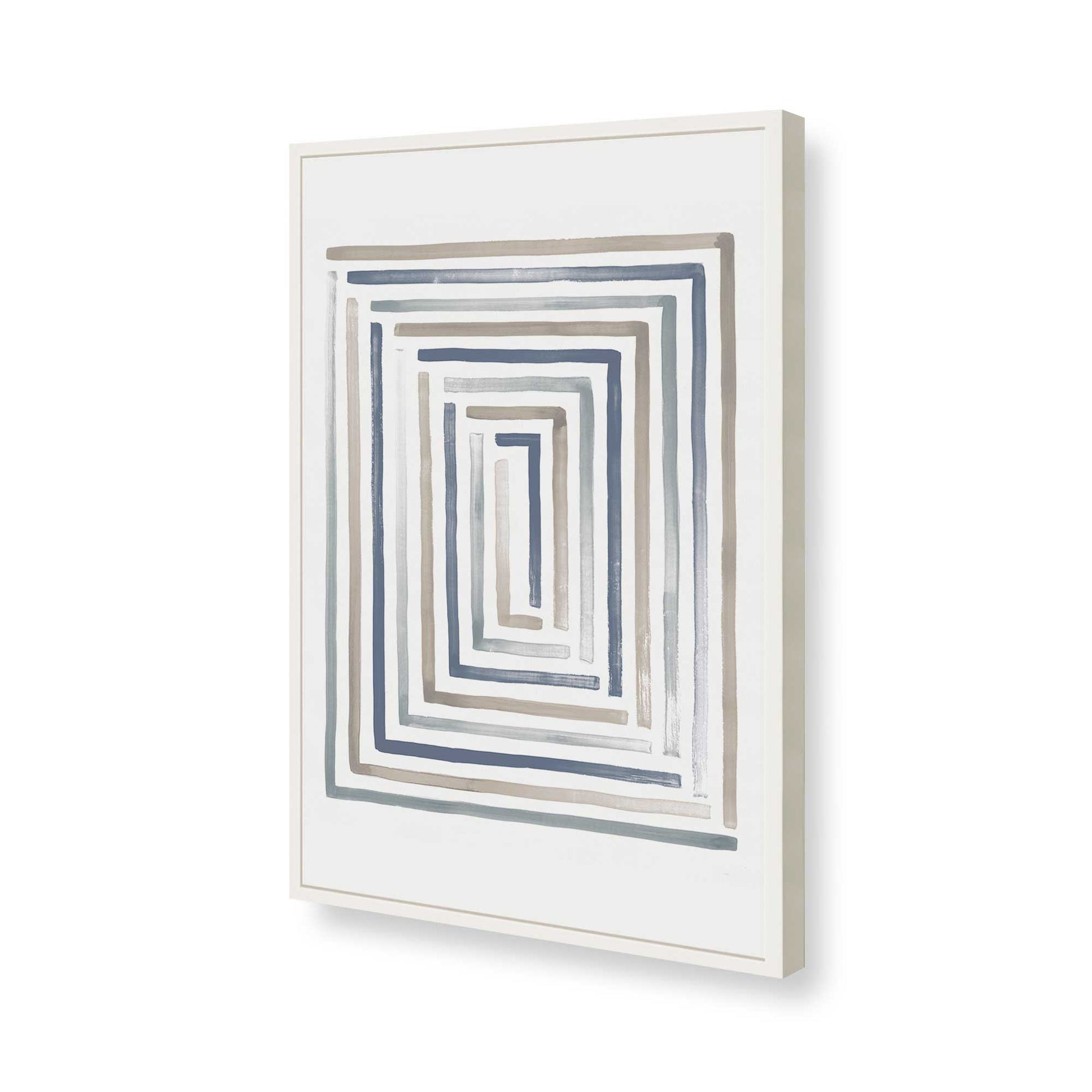 [Color:Opaque White], Picture of art in a Opaque White frame of the corner