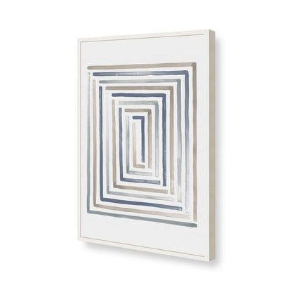 [Color:Opaque White], Picture of art in a Opaque White frame of the corner