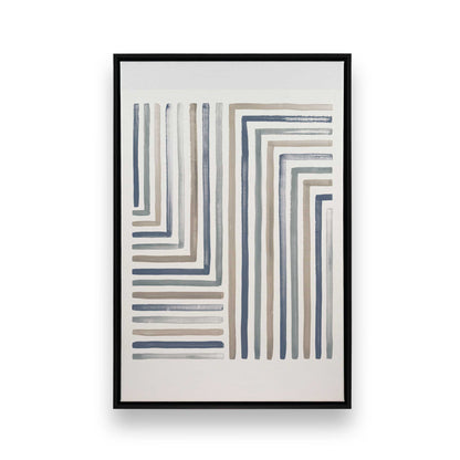 [Color:Satin Black], Picture of art in a Satin Black frame