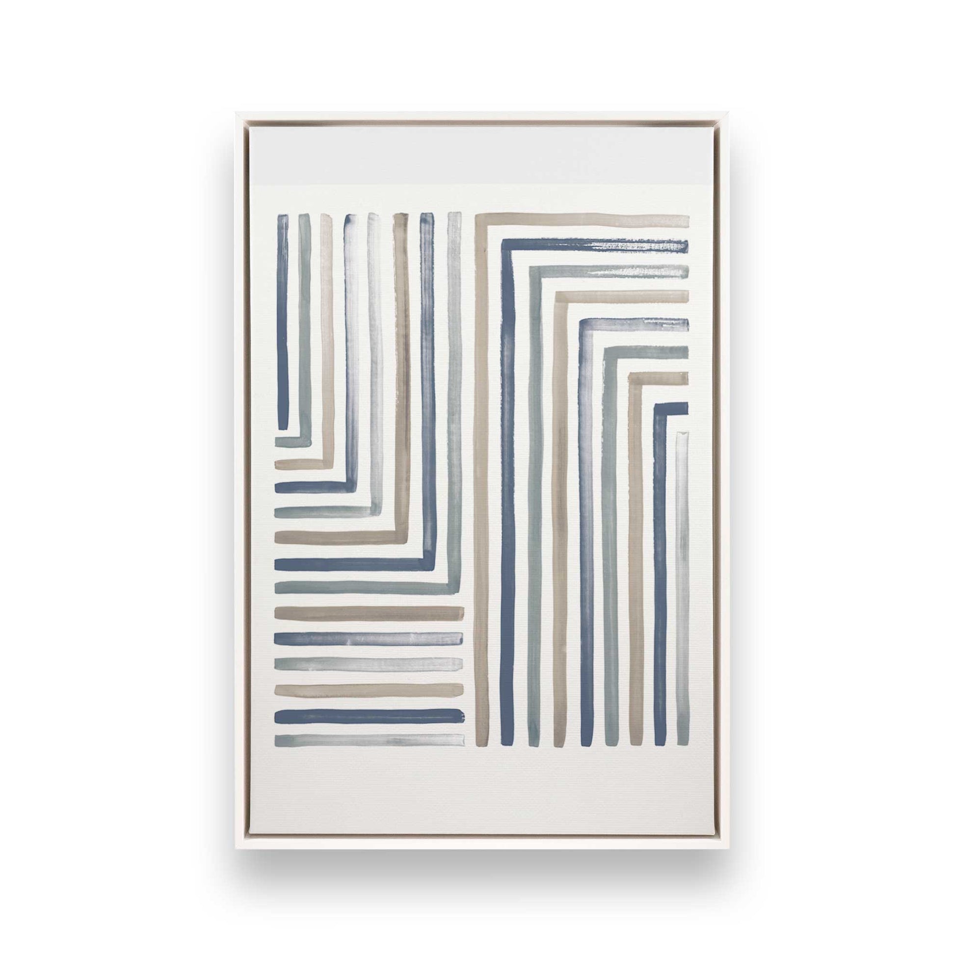 [Color:Opaque White], Picture of art in a White frame