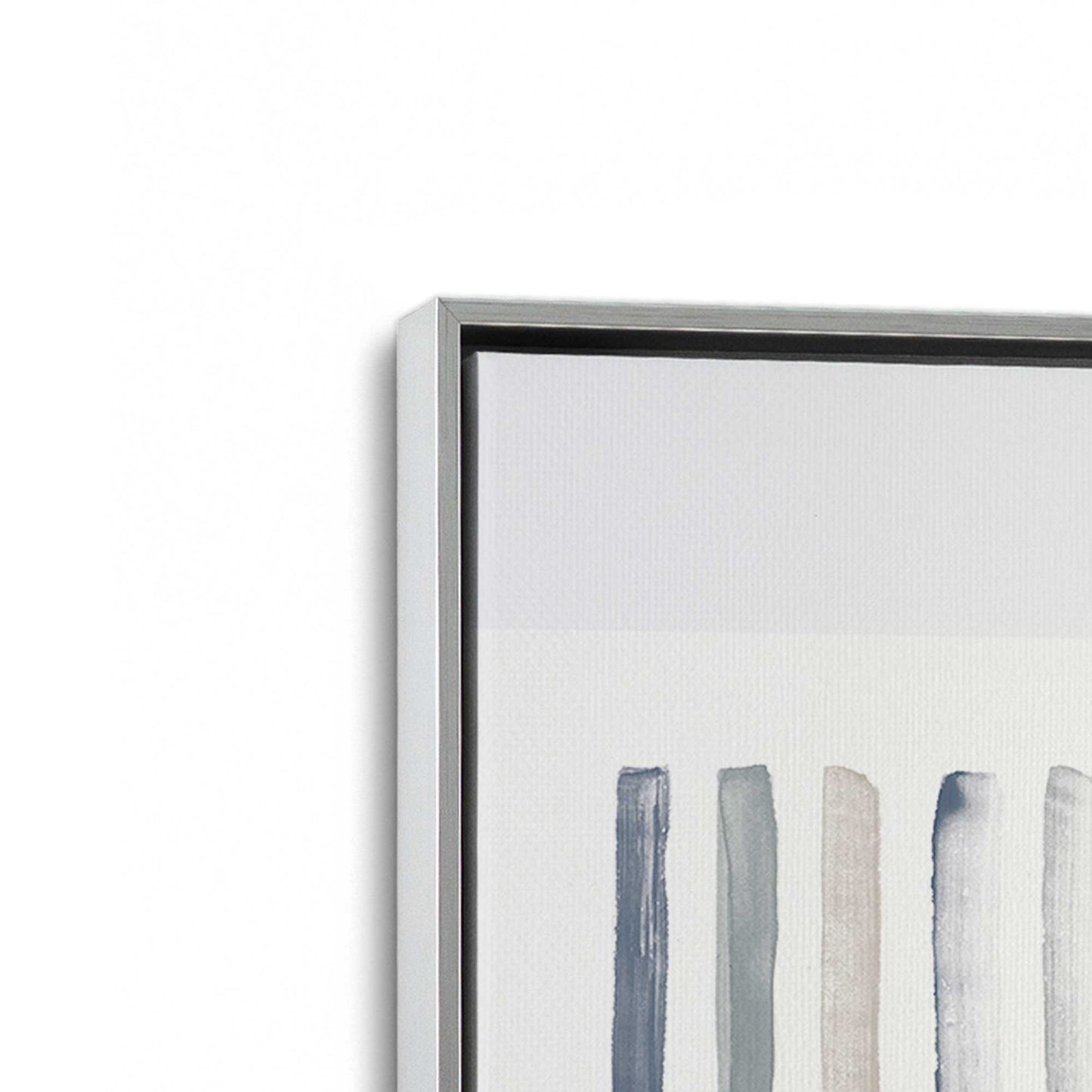 [Color:Polished Chrome], Picture of art in a Polished Chrome frame at an angle