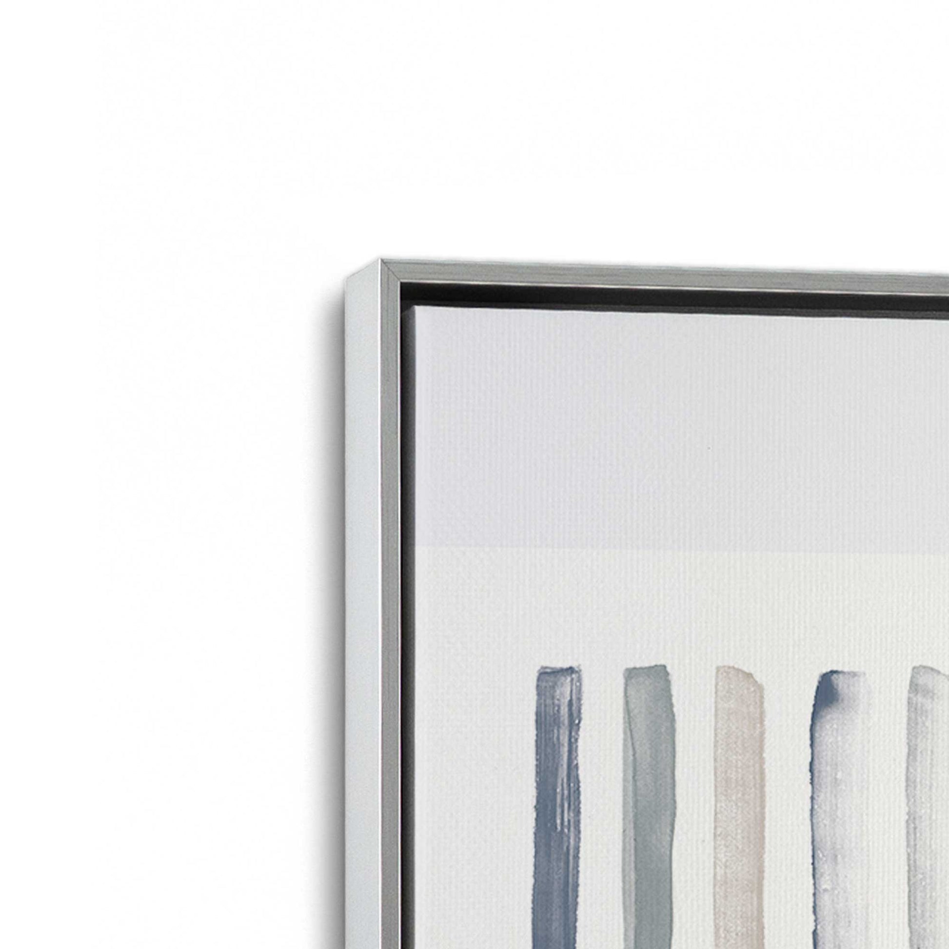 [Color:Polished Chrome], Picture of art in a Polished Chrome frame at an angle