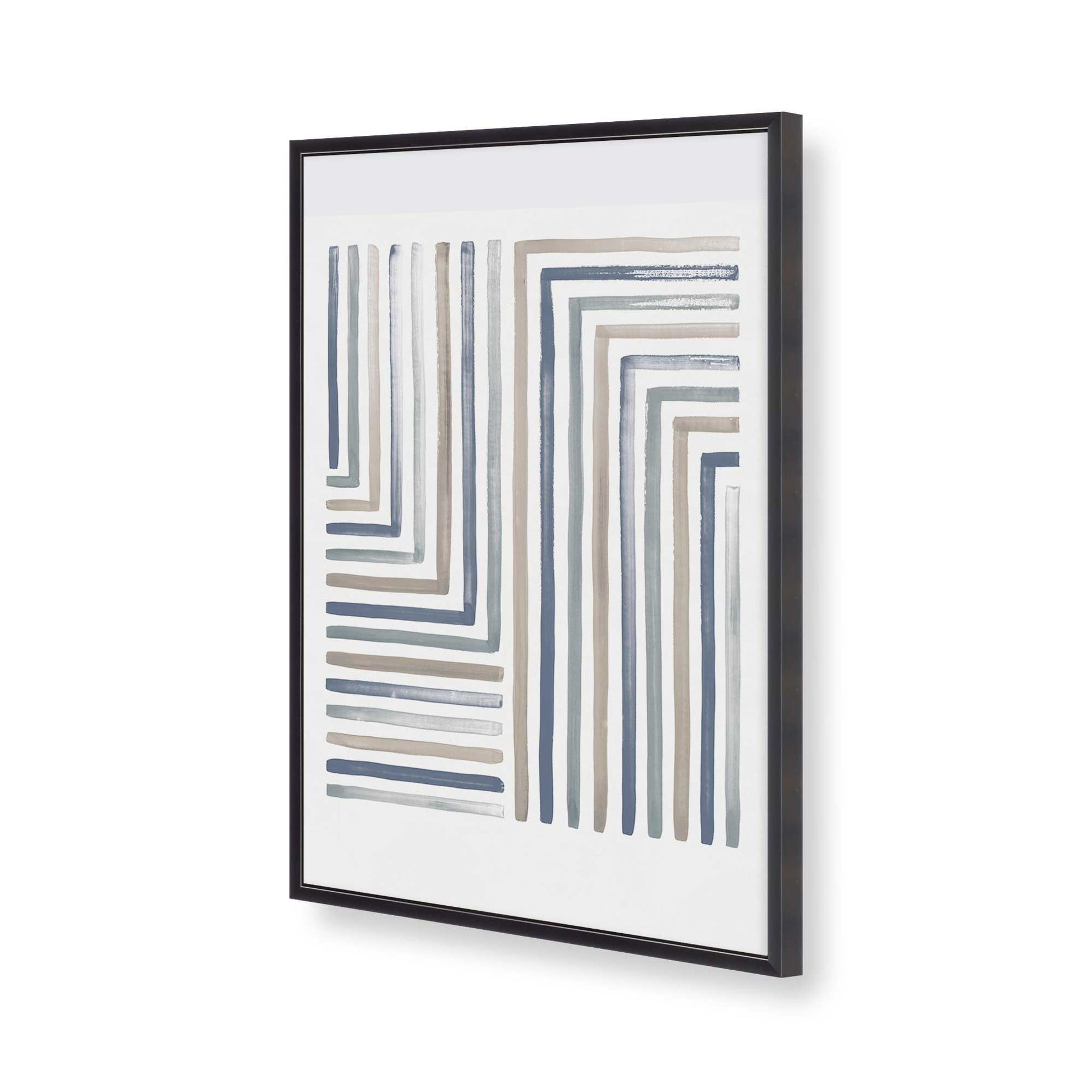 [Color:Weathered Zinc], Picture of art in a Weathered Zinc frame of the corner