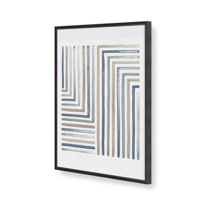 [Color:Weathered Zinc], Picture of art in a Weathered Zinc frame of the corner