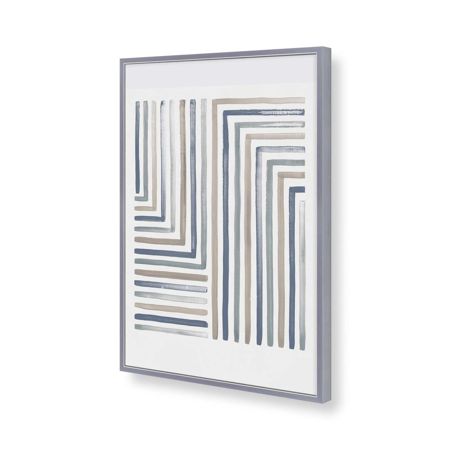 [Color:Polished Chrome], Picture of art in a Polished Chrome frame of the corner
